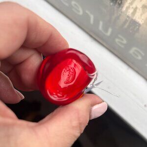 Murano Glass Vintage Lucite Ring